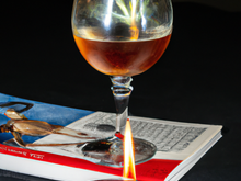 Pintade flambée au cognac