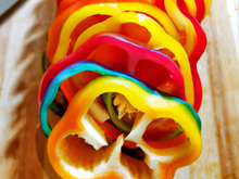 Poivrons arc en ciel