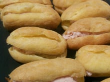 Eclairs salés au jambon/mascarpone