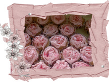 Bouquet de rose à la fraise