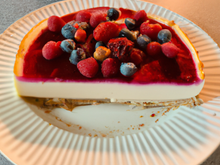 Cheesecake aux fruits rouges sans cuisson