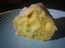 Roulé coco-kiwi au kaki persimon