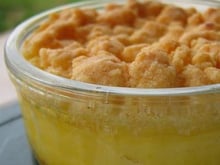 Crumble au citron sans gluten