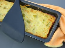 Flan de courgettes au basilic