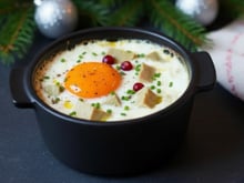 Oeufs cocotte de Noël