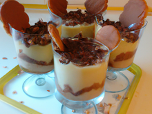 Charlottes au chocolat en verrines