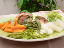 Ballottine de pintade fermière au maroilles