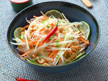 Salade de papaye verte façon thai