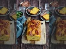 Carrot cake salé au chorizo