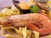 Tagliatelles aux fruits de mer classiques