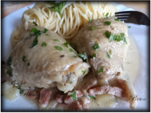 Poulet au riesling et à la crème