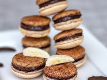 Macarons banane, chocolat, coco !
