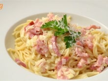 Sauce façon carbonara
