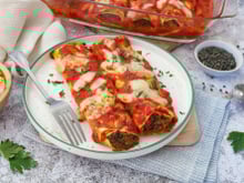 Cannelloni à la bolognaise de lentilles