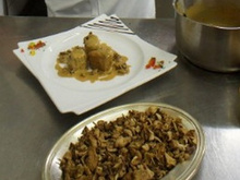 Blanquette d'agneau aux mousserons secs