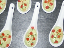 Cuillères à l'avocat