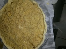 Tarte aux pommes crumble
