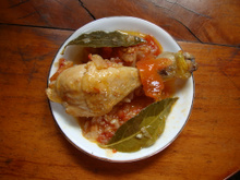 Poulet basquaise sans poivron