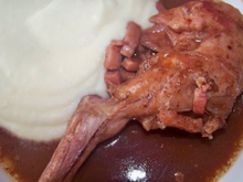 Mijoté de lapin au chocolat