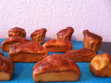 Mini cake salé