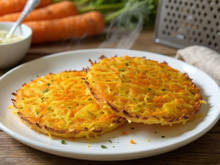 Galette de pomme de terre & carotte
