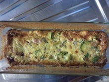 Flan aux légumes et à la créme fraiche