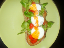 Tartine tomates-brebis