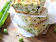 Terrine de courgettes et petits pois au Philadelphia