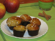 Muffins pommes cannelle deluxe de lili