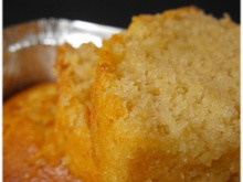 Cake moelleux à la compote de pêches (sans œufs)