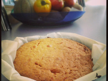 Cake aux pralines roses