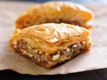 Baklavas amandes et pâte Filo