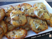 Palets salés aux olives