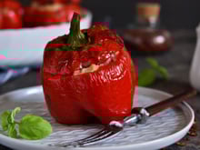 Poivrons farcis végétariens
