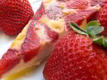 Tarte  fraises banane