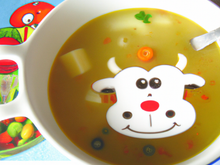 Soupe à La Vache Qui Rit pour enfants