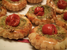 Tartelettes aux tomates cerise