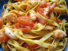 Tagliatelles au confit de pétales de rose