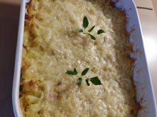Gratin de riz complet