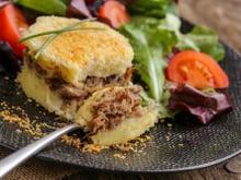 Hachis parmentier de confit canard