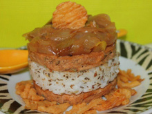 Mille feuille de tofu