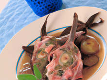 Lapin au Bleu d'Auvergne