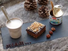 Pause sucrée chocolat /marron façon brownie