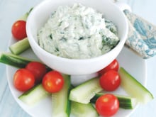 Dip avocat épinards