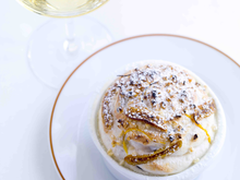 Soufflé aux coings et aux fruits du mendiant par Alain Passard