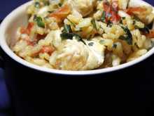 Risotto de poulet à l'italienne