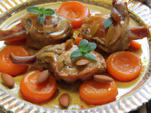 Cuisses de lapin aux abricots secs