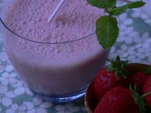 Smoothie fraises et menthe