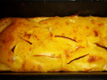 Cake Auvergnat à la fourme d'Ambert et aux pommes