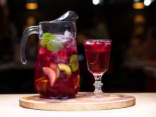 Sangria aux fruits rouges